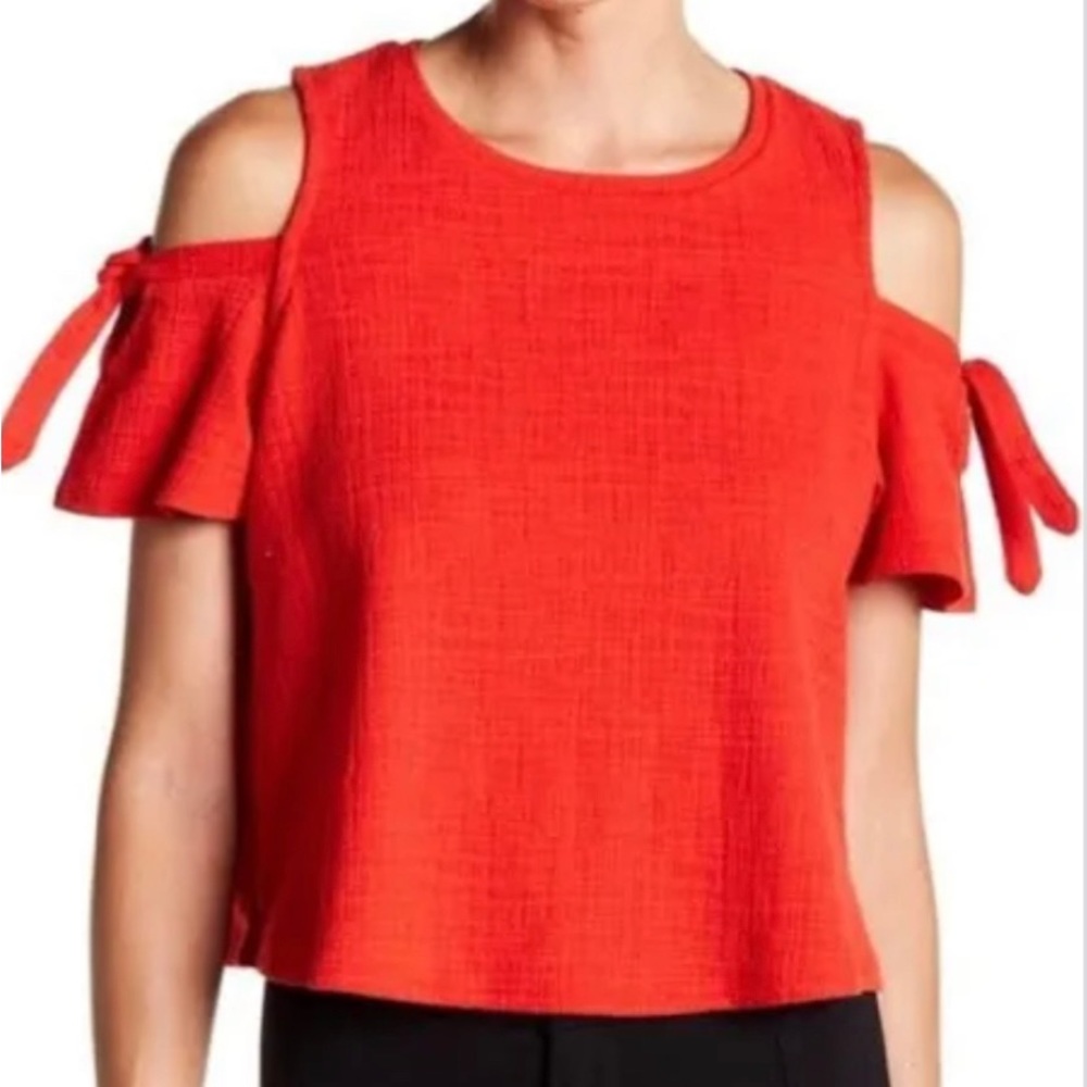 Madewell Skylark Cold Shoulder Top
